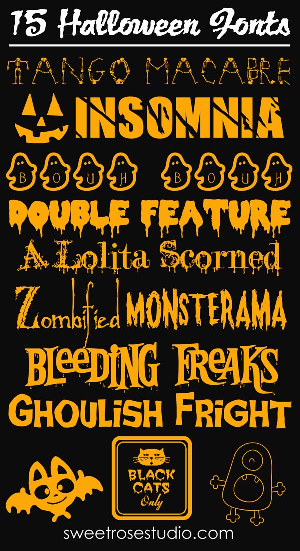 Halloween-fonts