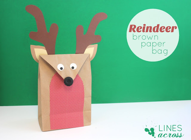 Reindeer Brown Paper Bag – PinLaVie.com