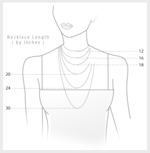 Necklace Length by Inches – PinLaVie.com