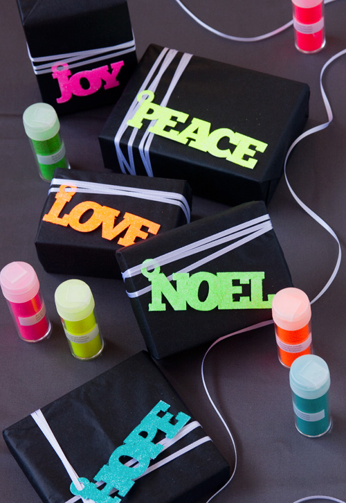 Neon-gift-tags