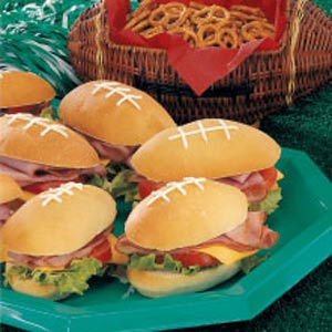 Football-sandwiches