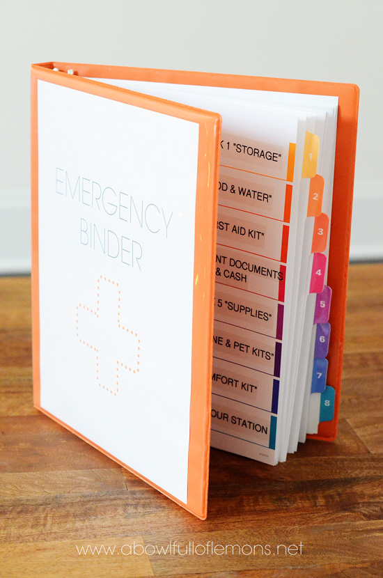 Emergency-binder