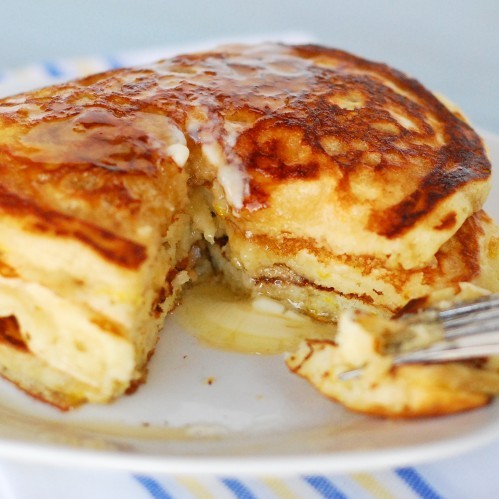 Lemon-buttermilk-pancakes