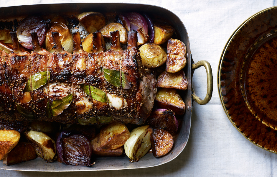 Cider-brined-pork-roast-with-potatoes-and-onions