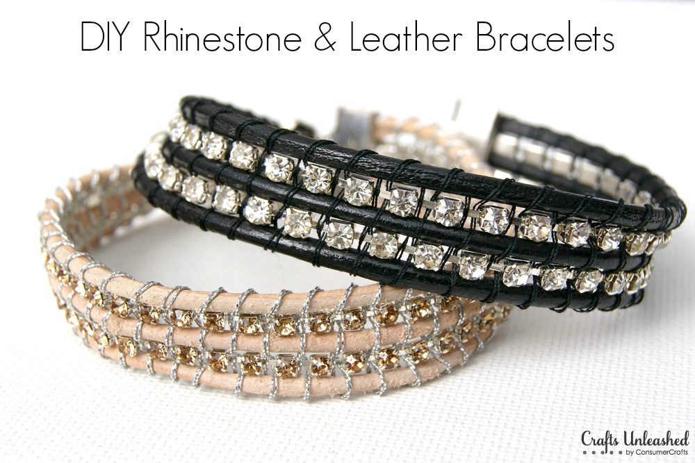 Rhinestone-leather-bracelet-crafts-unleashed-1