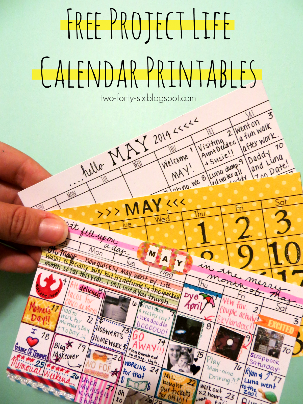 Project+life+calendar+printables