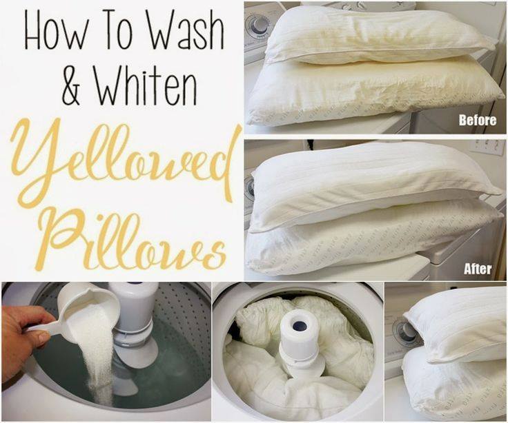 How-to-wash-and-whiten-pillows