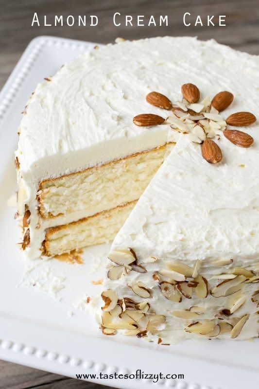 Almond-cream-cake