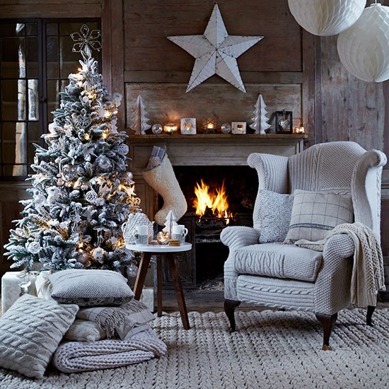 Christmas-living-room-with-knitted-chair-cover--country-homes--interiors--housetohome.co.uk