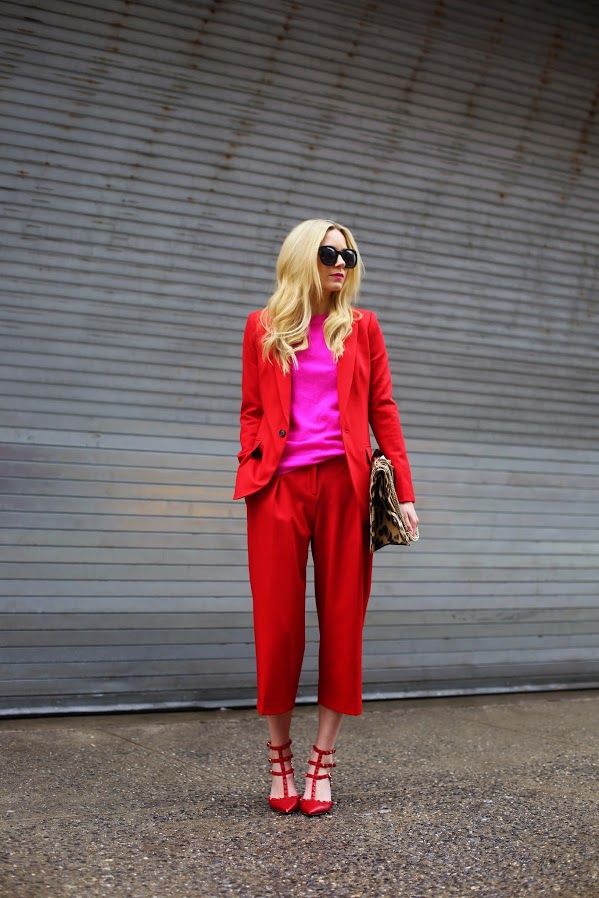 1.-red-blazer-and-pink-top-with-cropped-pants