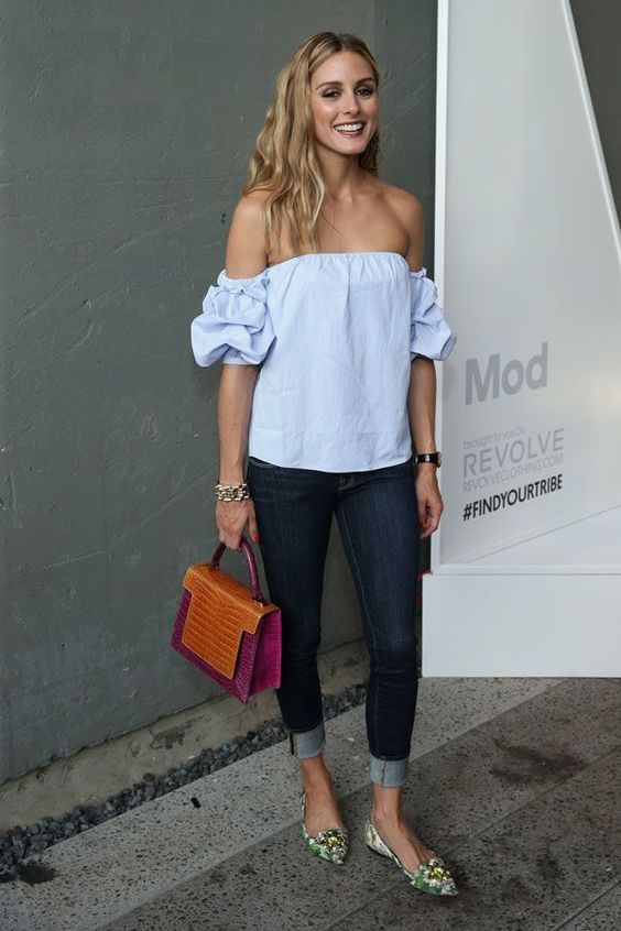 Cropped-pants-and-off-shoulder-top