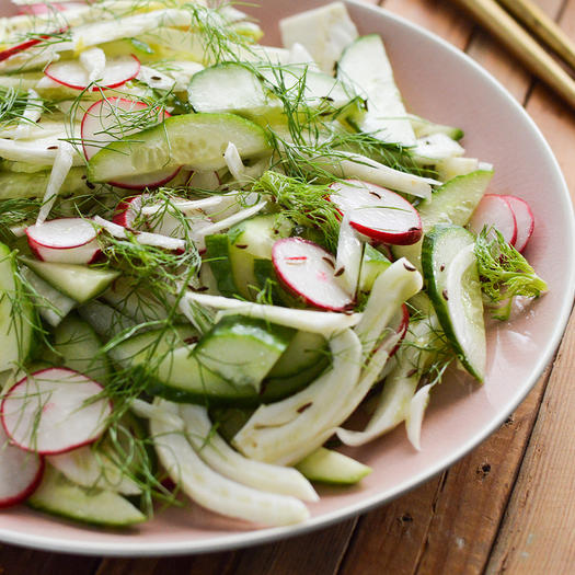 Cucumber-radish-salad