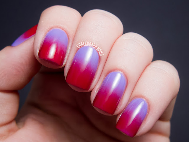 Purple-red-gradient-nails-2