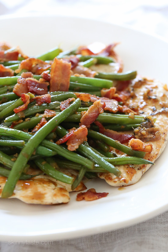 Skillet-chicken-with-string-beans