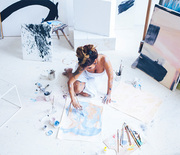 Thumb_stocksy-lumina-woman-artist-painting-on-paper