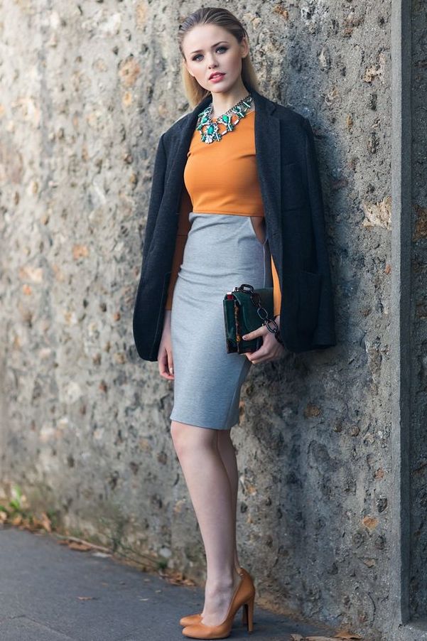 2.-gray-and-orange-outfit-withblazer